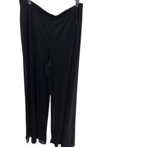 Tadashi Collection Semi Sheer Elastic Pull On Pants XL